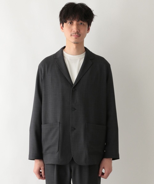 GLOBAL WORK(グローバルワーク)の「スズリラジャケット/261971(テーラードジャケット・メンズ・ネイビー/その他/ライトベージュ・SMALL/MEDIUM/LARGE)」の11枚目の写真