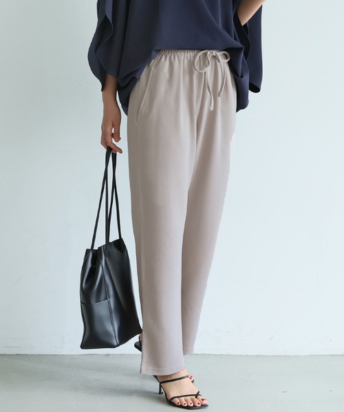 coca（coca）（コカ）の「＼＼新色登場／／ジョーゼットシェフパンツ（その他パンツ・レディース・カーキ/グレイッシュベージュ/ブラック/ライトブルー/ブルー/ピンク・LONG/SHORT）」の2枚目の写真