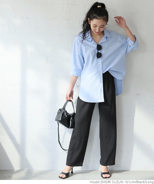 coca（coca）（コカ）の「＼＼新色登場／／ジョーゼットシェフパンツ（その他パンツ・レディース・カーキ/グレイッシュベージュ/ブラック/ライトブルー/ブルー/ピンク・LONG/SHORT）」の7枚目の写真