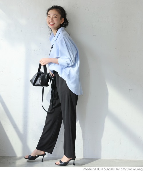 coca（coca）（コカ）の「＼＼新色登場／／ジョーゼットシェフパンツ（その他パンツ・レディース・カーキ/グレイッシュベージュ/ブラック/ライトブルー/ブルー/ピンク・LONG/SHORT）」の8枚目の写真