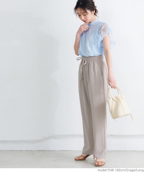 coca（coca）（コカ）の「＼＼新色登場／／ジョーゼットシェフパンツ（その他パンツ・レディース・カーキ/グレイッシュベージュ/ブラック/ライトブルー/ブルー/ピンク・LONG/SHORT）」の11枚目の写真