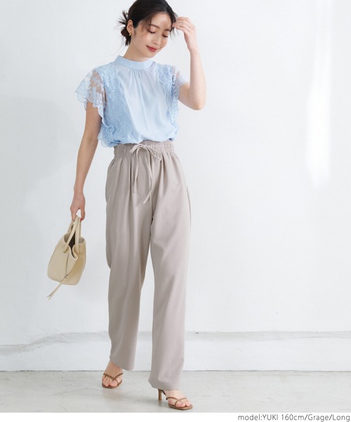 coca（coca）（コカ）の「＼＼新色登場／／ジョーゼットシェフパンツ（その他パンツ・レディース・カーキ/グレイッシュベージュ/ブラック/ライトブルー/ブルー/ピンク・LONG/SHORT）」の14枚目の写真