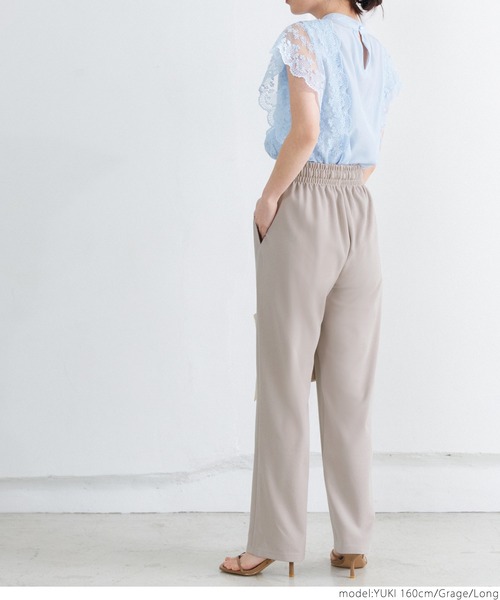 coca（coca）（コカ）の「＼＼新色登場／／ジョーゼットシェフパンツ（その他パンツ・レディース・カーキ/グレイッシュベージュ/ブラック/ライトブルー/ブルー/ピンク・LONG/SHORT）」の15枚目の写真