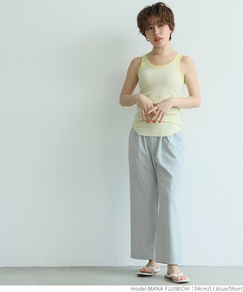 coca（coca）（コカ）の「＼＼新色登場／／ジョーゼットシェフパンツ（その他パンツ・レディース・カーキ/グレイッシュベージュ/ブラック/ライトブルー/ブルー/ピンク・LONG/SHORT）」の16枚目の写真