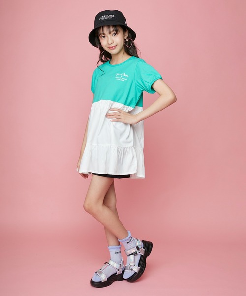 JENNI love(ジェニィラブ)の「スイーツモチーフバケットハット(ハット・キッズ・ブラック/ベージュ・54cm/56cm)」の3枚目の写真