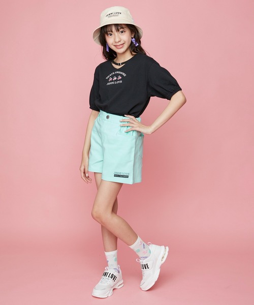 JENNI love(ジェニィラブ)の「スイーツモチーフバケットハット(ハット・キッズ・ブラック/ベージュ・54cm/56cm)」の4枚目の写真