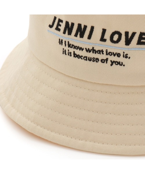 JENNI love(ジェニィラブ)の「スイーツモチーフバケットハット(ハット・キッズ・ブラック/ベージュ・54cm/56cm)」の10枚目の写真