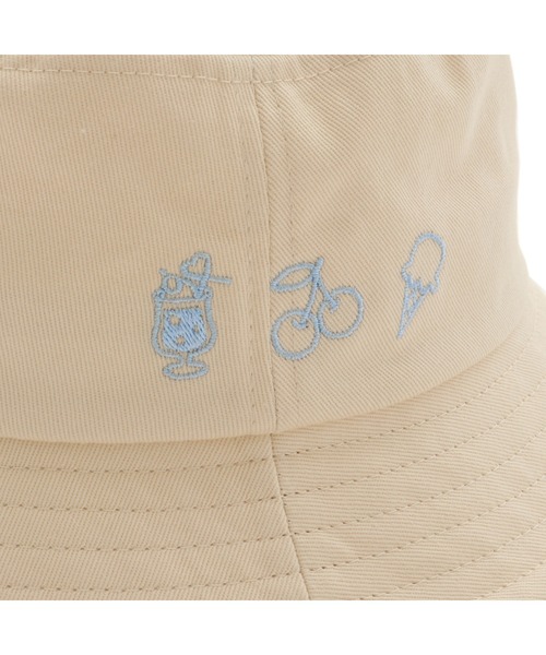 JENNI love(ジェニィラブ)の「スイーツモチーフバケットハット(ハット・キッズ・ブラック/ベージュ・54cm/56cm)」の11枚目の写真