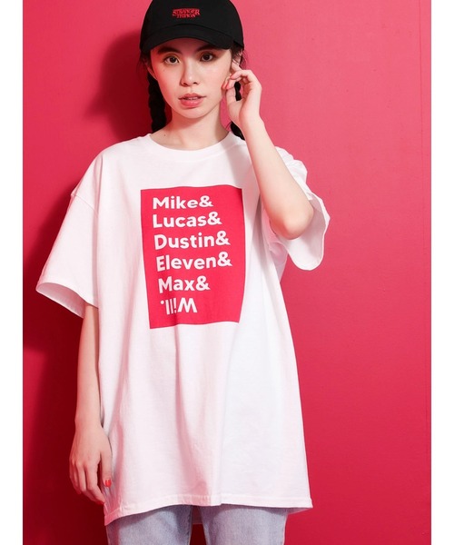 Green Parks(グリーンパークス)の「■STRANGER THINGS NAME T(Tシャツ/カットソー・レディース・オフホワイト・FREE)」の8枚目の写真