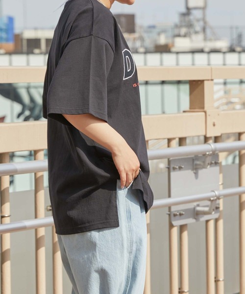 WEGO(ウィゴー)の「WEGO/ラインリブBIGT(Tシャツ/カットソー・レディース・サックスブルー/ブラック・FREE)」の13枚目の写真