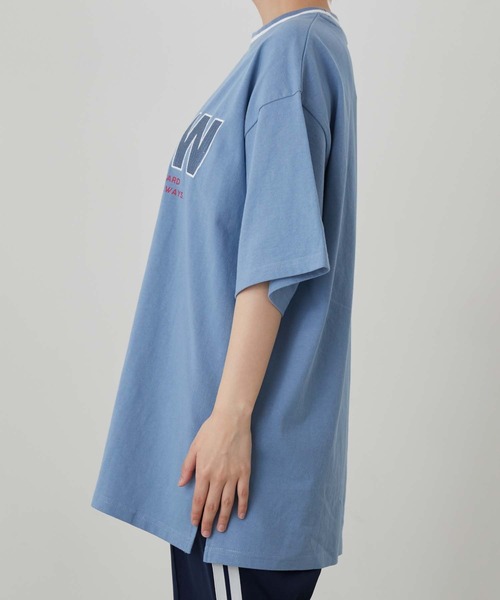 WEGO(ウィゴー)の「WEGO/ラインリブBIGT(Tシャツ/カットソー・レディース・サックスブルー/ブラック・FREE)」の22枚目の写真