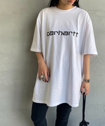 [carhartt WIP/カーハートダブリューアイピー] SCRIPT ロゴプリントTシャツ