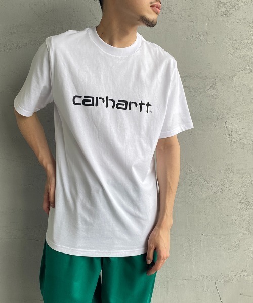 Carhartt WIP（カーハートダブリューアイピー）の「[carhartt WIP/カーハートダブリューアイピー] SCRIPT ロゴプリントTシャツ（Tシャツ/カットソー・レディース・ホワイト/ブラック・XL/M/L）」の10枚目の写真