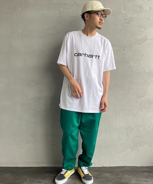 Carhartt WIP（カーハートダブリューアイピー）の「[carhartt WIP/カーハートダブリューアイピー] SCRIPT ロゴプリントTシャツ（Tシャツ/カットソー・レディース・ホワイト/ブラック・XL/M/L）」の3枚目の写真
