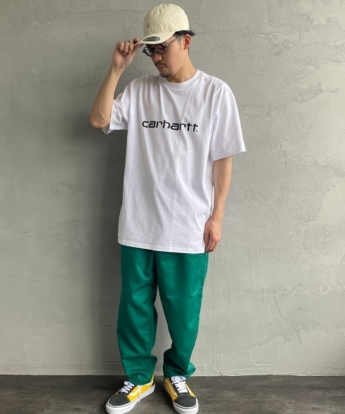 Carhartt WIP（カーハートダブリューアイピー）の「[carhartt WIP/カーハートダブリューアイピー] SCRIPT ロゴプリントTシャツ（Tシャツ/カットソー・レディース・ホワイト/ブラック・XL/M/L）」の6枚目の写真