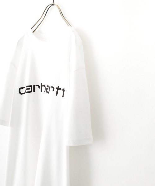 Carhartt WIP（カーハートダブリューアイピー）の「[carhartt WIP/カーハートダブリューアイピー] SCRIPT ロゴプリントTシャツ（Tシャツ/カットソー・レディース・ホワイト/ブラック・XL/M/L）」の22枚目の写真