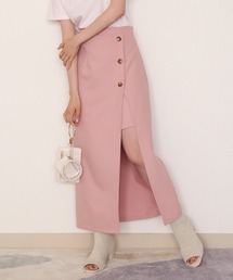 one after another NICE CLAUP | 新色追加　サイドボタンスリットスカート(スカート)