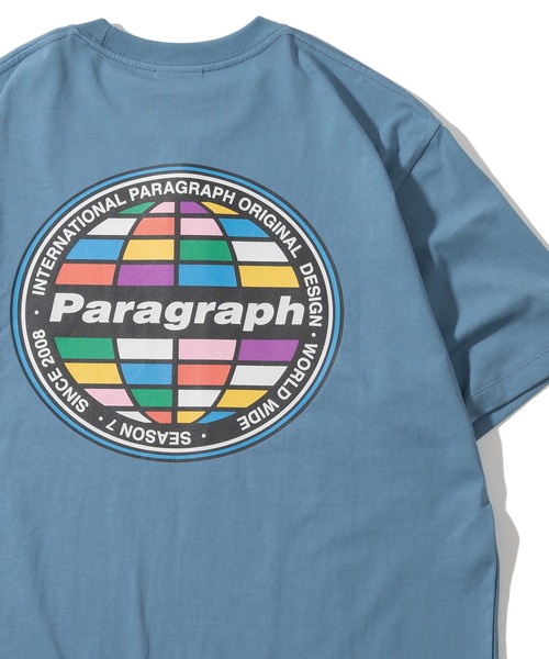 Paragraph(パラグラフ)の「【PARAGRAPH/パラグラフ】カラフルアースロゴデザインTシャツ/バックプリント/ビッグシルエット(Tシャツ/カットソー・メンズ・ホワイト/チャコールグレー/アッシュグレー/ブラック/パープル/オレンジ/ブルー/グリーン・FREE)」の7枚目の写真