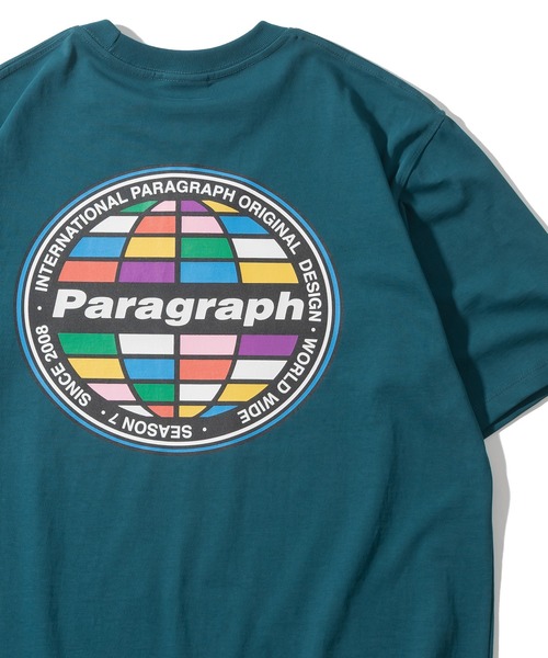 Paragraph(パラグラフ)の「【PARAGRAPH/パラグラフ】カラフルアースロゴデザインTシャツ/バックプリント/ビッグシルエット(Tシャツ/カットソー・メンズ・ホワイト/チャコールグレー/アッシュグレー/ブラック/パープル/オレンジ/ブルー/グリーン・FREE)」の6枚目の写真