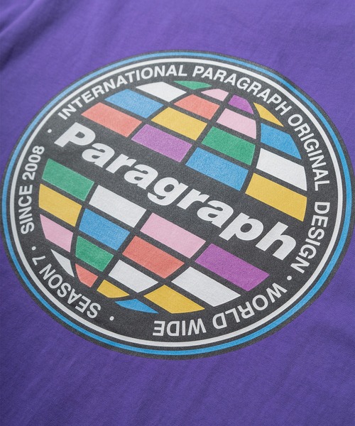 Paragraph(パラグラフ)の「【PARAGRAPH/パラグラフ】カラフルアースロゴデザインTシャツ/バックプリント/ビッグシルエット(Tシャツ/カットソー・メンズ・ホワイト/チャコールグレー/アッシュグレー/ブラック/パープル/オレンジ/ブルー/グリーン・FREE)」の19枚目の写真