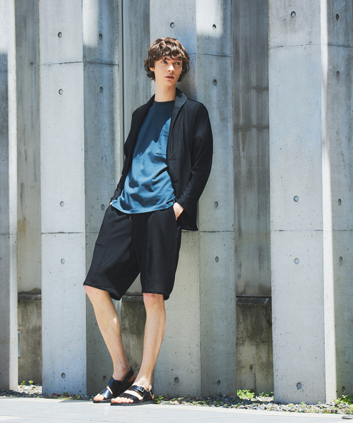 ABAHOUSE GRAY(アバハウスグレイ)の「【セットアップ対応/MASCHILE】ハニカム メッシュ イージー ショーツ(その他パンツ・メンズ・モカ/ネイビー/ブラック・46/48)」の14枚目の写真