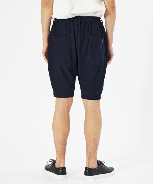 ABAHOUSE GRAY(アバハウスグレイ)の「【セットアップ対応/MASCHILE】ハニカム メッシュ イージー ショーツ(その他パンツ・メンズ・モカ/ネイビー/ブラック・46/48)」の16枚目の写真