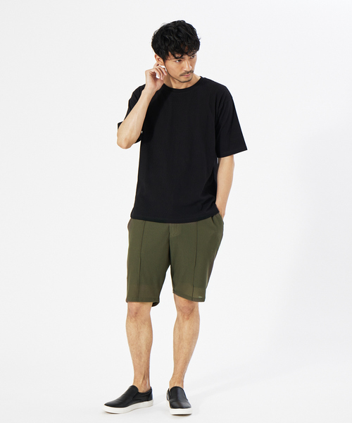 ABAHOUSE GRAY(アバハウスグレイ)の「【セットアップ対応/MASCHILE】ハニカム メッシュ イージー ショーツ(その他パンツ・メンズ・モカ/ネイビー/ブラック・46/48)」の13枚目の写真