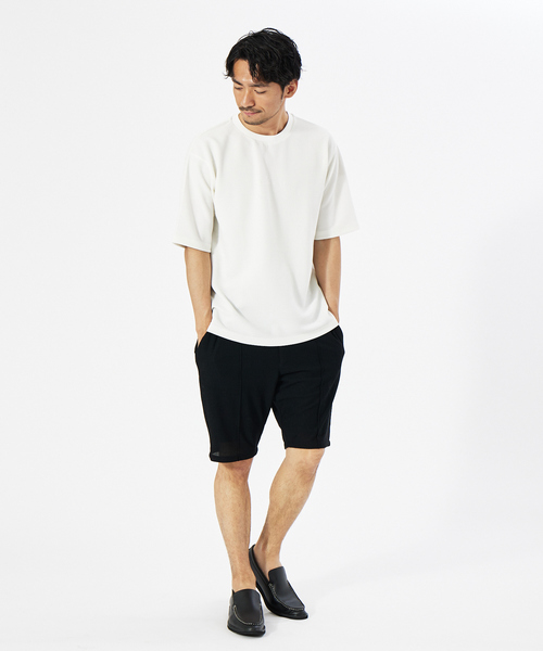 ABAHOUSE GRAY(アバハウスグレイ)の「【セットアップ対応/MASCHILE】ハニカム メッシュ イージー ショーツ(その他パンツ・メンズ・モカ/ネイビー/ブラック・46/48)」の21枚目の写真