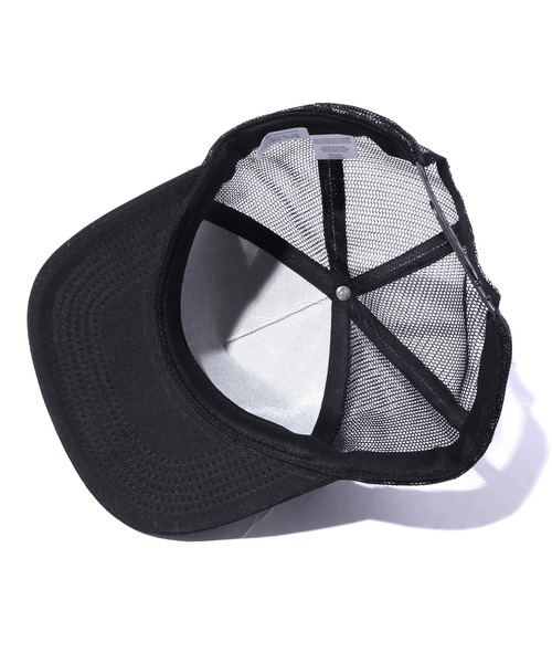 SANTA CRUZ（サンタクルーズ）の「SANTACRUZ/サンタクルーズ Screaming Hand Front Mesh Trucker High Profile Hat メッシュキャップ（キャップ・メンズ・ブラック×ブラック/ホワイト×ブラック・FREE）」の9枚目の写真