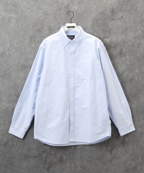 thisisneverthat(ディスイズネバーザット)の「【thisisneverthat / ディスイズネバーザット】T-LOGO OXFORD SHIRT(シャツ/ブラウス・メンズ・ホワイト/ブルー系その他・LARGE)」の2枚目の写真