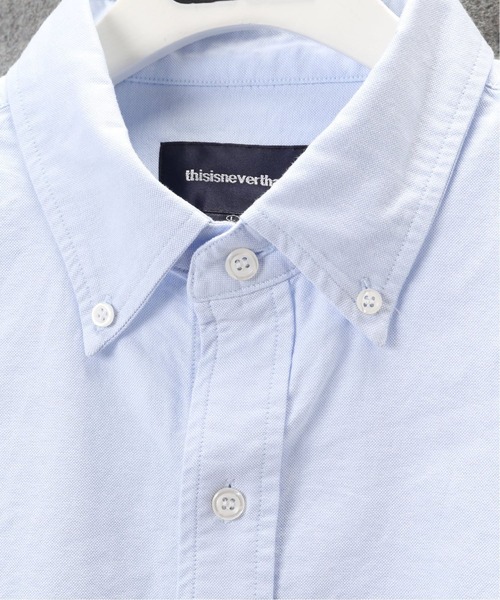 thisisneverthat(ディスイズネバーザット)の「【thisisneverthat / ディスイズネバーザット】T-LOGO OXFORD SHIRT(シャツ/ブラウス・メンズ・ホワイト/ブルー系その他・LARGE)」の8枚目の写真