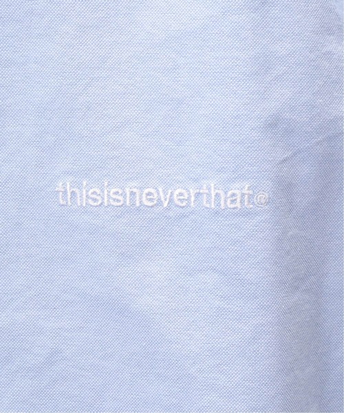 thisisneverthat(ディスイズネバーザット)の「【thisisneverthat / ディスイズネバーザット】T-LOGO OXFORD SHIRT(シャツ/ブラウス・メンズ・ホワイト/ブルー系その他・LARGE)」の10枚目の写真