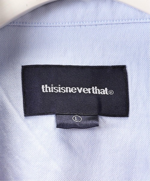 thisisneverthat(ディスイズネバーザット)の「【thisisneverthat / ディスイズネバーザット】T-LOGO OXFORD SHIRT(シャツ/ブラウス・メンズ・ホワイト/ブルー系その他・LARGE)」の14枚目の写真