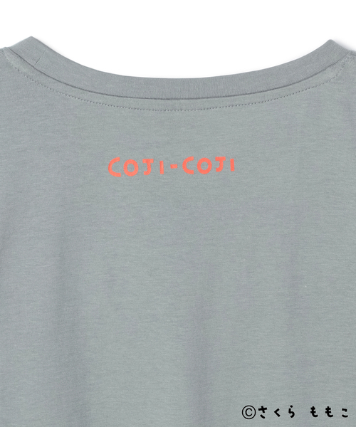 CROSSPLUS ONLINE(クロスプラスオンライン)の「コジコジTシャツ ルームウェア さくら家 ちびまる子ちゃん シンプル(ルームウェア/パジャマ・レディース・チャコールグレー/サーモンピンク/ネイビー/オフホワイト/グレー/グレイッシュブルー・3L/L/M/LL)」の13枚目の写真