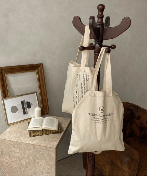 apres jour clair（アプレジュールクレア）の「【apres jour clair】トートBAG【ZOZOTOWN限定アイテム】（トートバッグ・レディース・ナチュラル/アイボリー・ﾌﾘ-）」の9枚目の写真