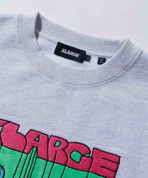 XLARGE（エクストララージ）の「TIM COMIX CREWNECK SWEAT（スウェット・メンズ・アッシュ/ブラック/グリーン・XL/M/L/S）」の5枚目の写真
