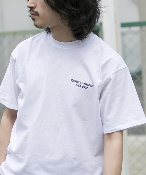URBAN RESEARCH(アーバンリサーチ)の「『別注』RUSSELL×URBAN RESEARCH T-SHIRTS(Tシャツ/カットソー・メンズ・ブラック/ホワイト系その他/ホワイト・LARGE/MEDIUM)」の9枚目の写真