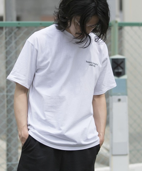 URBAN RESEARCH(アーバンリサーチ)の「『別注』RUSSELL×URBAN RESEARCH T-SHIRTS(Tシャツ/カットソー・メンズ・ブラック/ホワイト系その他/ホワイト・LARGE/MEDIUM)」の10枚目の写真