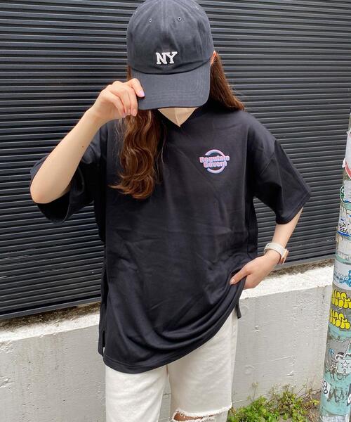 INGNI(イング)の「BACK発泡サークルロゴTシャツ(Tシャツ/カットソー・レディース・ブラック/ブルー/ホワイト×ブルー/ホワイト×イエロー・M)」の11枚目の写真