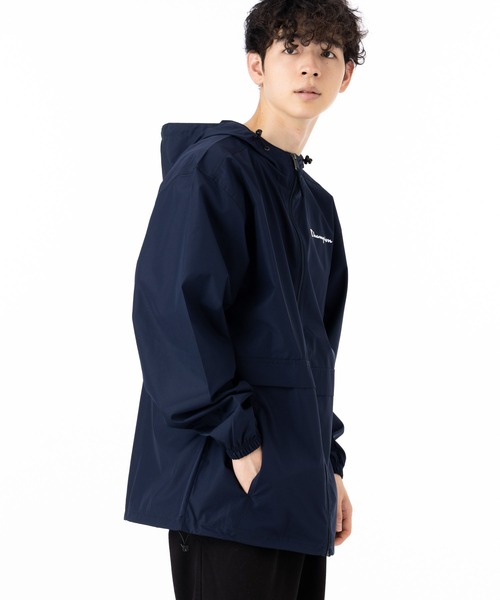 Champion（チャンピオン）の「チャンピオン スタジアム ジャケット ブランドロゴ（ナイロンジャケット・メンズ・ホワイト/ブラック/ネイビー・M/L/XL/S）」の14枚目の写真