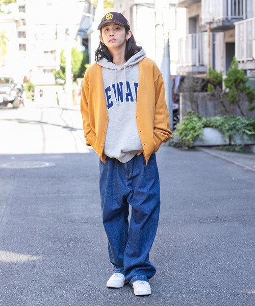 WEGO(ウィゴー)の「WEGO/ドロップショルダーカーディガン(カーディガン/ボレロ・メンズ・ホワイト/ブラック/ダークグリーン/ブラウン/ロイヤルブルー/マスタード・MEDIUM/LARGE/X-LARGE)」の21枚目の写真