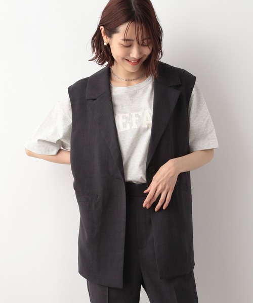 新品タグ付き hughug ワークベスト セール】快適らくらくジレ/283026（ベスト）｜GLOBAL WORK