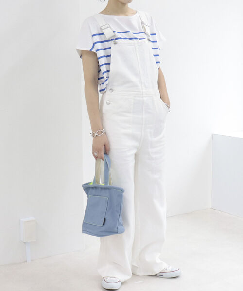 fredy repit(フレディレピ)の「カラーサロペット(サロペット/オーバーオール・レディース・オフホワイト/ブラック/イエロー・38)」の17枚目の写真