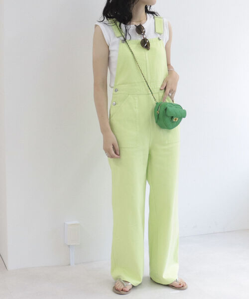 fredy repit(フレディレピ)の「カラーサロペット(サロペット/オーバーオール・レディース・オフホワイト/ブラック/イエロー・38)」の20枚目の写真