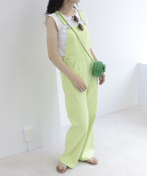 fredy repit(フレディレピ)の「カラーサロペット(サロペット/オーバーオール・レディース・オフホワイト/ブラック/イエロー・38)」の10枚目の写真