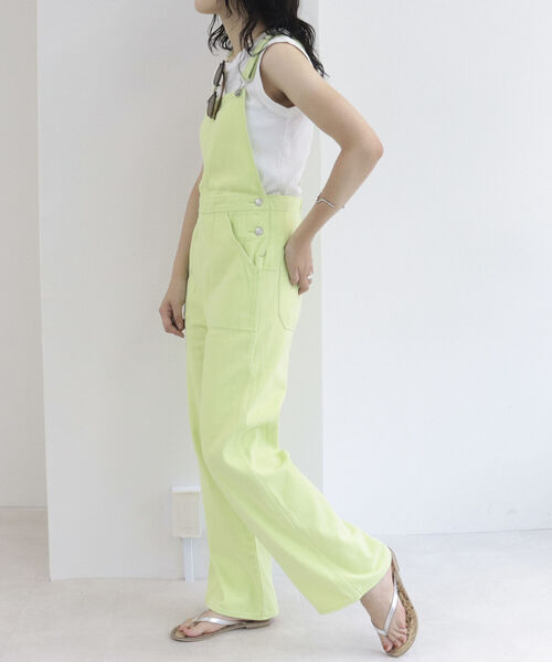 fredy repit(フレディレピ)の「カラーサロペット(サロペット/オーバーオール・レディース・オフホワイト/ブラック/イエロー・38)」の18枚目の写真