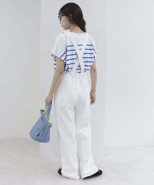 fredy repit(フレディレピ)の「カラーサロペット(サロペット/オーバーオール・レディース・オフホワイト/ブラック/イエロー・38)」の14枚目の写真