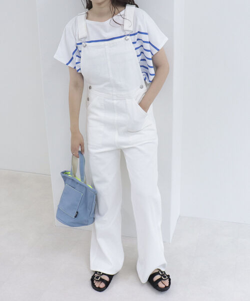 fredy repit(フレディレピ)の「カラーサロペット(サロペット/オーバーオール・レディース・オフホワイト/ブラック/イエロー・38)」の22枚目の写真