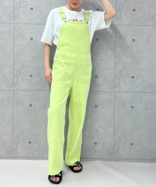 fredy repit(フレディレピ)の「カラーサロペット(サロペット/オーバーオール・レディース・オフホワイト/ブラック/イエロー・38)」の12枚目の写真