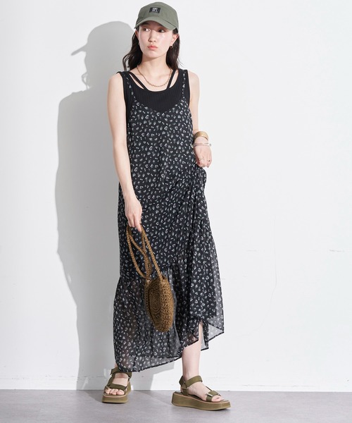 セール リトルフラワープリントキャミワンピース ワンピース Earth Music Ecology アースミュージックアンドエコロジー のファッション通販 Zozotown